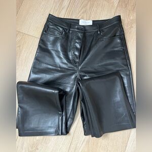 Artiza - the melina leather straight leg faux leather